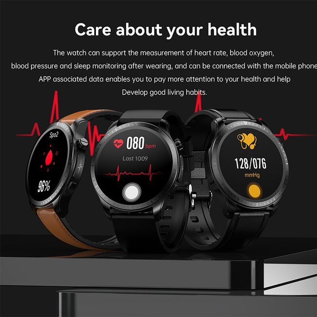 E600 Smart Watch for Men/Women Waterproof Monitor Fitness Sleep