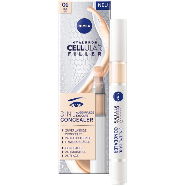 NIVEA Cellular Filler 3IN1 Renkli Göz Kremi 01 Açık Ton