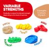 JFA Medical Therapy Exercise Putty 5 Strengths - Extra Soft, Soft, Medium, Firm, Extra Firm 57g Tubs