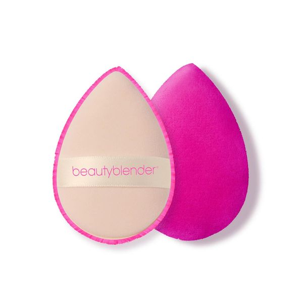 BeautyBlender Power Pocket Puff Make up Schwamm doppelfunktional Waschbares Schminkschwämmchen Puderquaste Plüsch, Pink, 1 stück