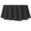 Urban CoCo Women's Basic Versatile Stretchy Flared Casual Midi Skater Skirt (X-Large, Black)