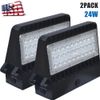 24W LED Outdoor Full Cut Off Wall Pack Lights Commercial Security Area Light