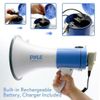 Pyle 50W Megaphone Record & Rechargeable Battery iPod/MP3 Input PMP59IR
