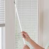 2-Pack Blind Wand Replacement Set - Adjustable Window Blind Pull Rods with Hook & Grip for Vertical Blinds | Curtain Opener Stick with Pole Hook (Clear)