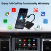 FUYAGLOW Android Auto Wireless Adapter Compatible with Samsung/Google/Pixel, etc, Wireless Android Auto Car Adapter Convert Factory Wired to Wireless, Stable Bluetooth Connection