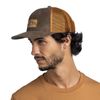Buff Explore Trucker Cap, Brown, L