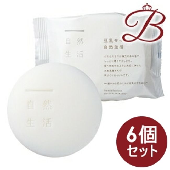 [x6] Tofu no Moritaya Soy Milk Soap Natural Life 100g