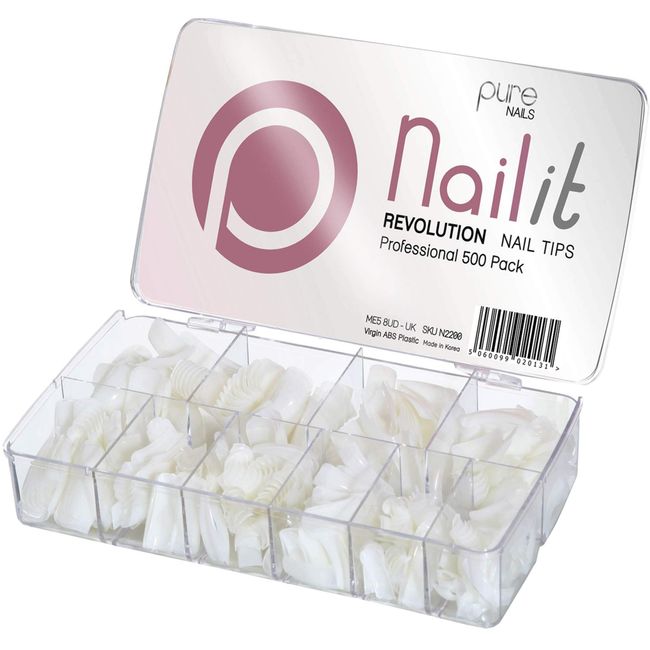 Pure Nails Nailit Revolution Nail Tips - Mixed 500