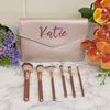 Personalised with Name Cosmetic Makeup Storage Bag Filled with Make Up Brushes