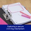 Oxford Premium A4 Lever Arch File, Pink Single Folder, Heavy Duty