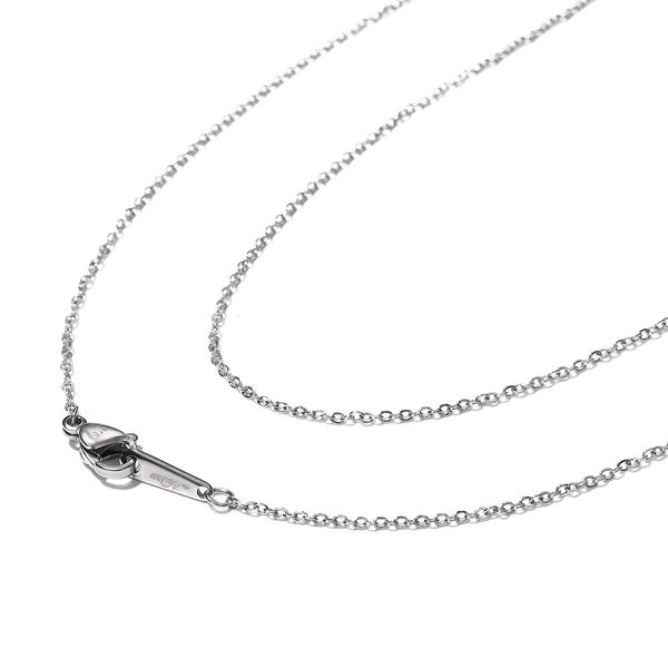 Napist Necklace Chain 316L (Hypoallergenic Metal) Unisex, Surgical stainless steel, Chain ring, Silver