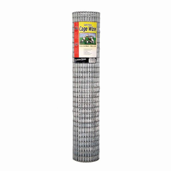 Garden Zone 403010 1/2" x 1" Mesh 16-Gauge Galvanized Wire Fence, 30" x 10'