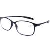 DOOViC Computer Reading Glasses Black/Rectangle Blue Light Blocking TR90 Flexible Frame Lightweight Readers for Men/Women +2.0