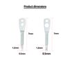 Portable Screwdriver Keychain, Multi-Function Set Keychain Including Flat Head Screwdriver and Phillips Screwdriver nut Driver hex Screwdriver, Men's Keychain Tool. (Silver)
