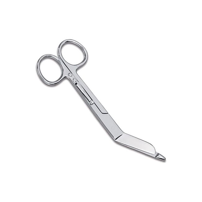 Lister Bandage Scissors | Perfect for Nurse, Emergency EMT and First Aid Supplies | Stainless Steel Trauma Shears with Pocket Clip - 5.5 Inch