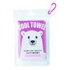Cool Comfortable Cool Towel, Polar Bear, Pink
