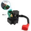 Motoforti Starter Solenoid Relay Replacement for Motorcycle 4 Pins