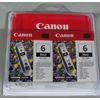 Canon 4705A037 BCI-6 Black 2 Pack