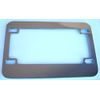 Motorcycle Chrome License Frame Kit. Free Screw Caps Included