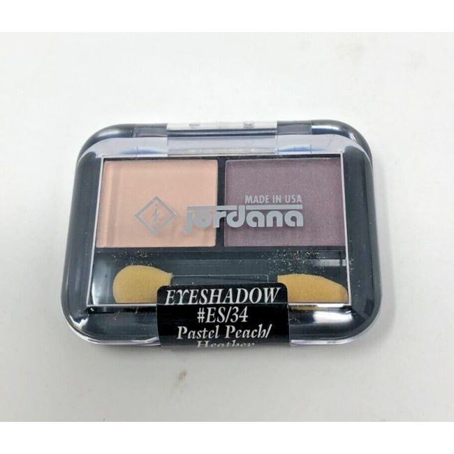 Jordana Eyeshadow Duo #ES/34 Pastel Peach Heather Matte With Applicator