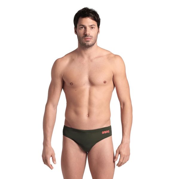 ARENA Herren Men's Team Solid Swim Briefs, Dark Sage, 7