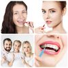 Annhua 50 Pcs Interdental Brushes Floss Brush Braces Brush for Cleaner Interdental Brushes Between Teeth, Dental Brush Picks Flosser Tooth Cleaning Tool Mixed Sizes