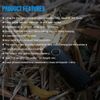 TrustFire miniX3-SE Magnet EDC Flashlight Powerful Torch with UV Light Red Laser
