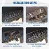 Unifizz Car Left Front Window Switch Driver Side Control Door Master Power Switch, with Power Folding Mirror Window Switch Button Fit for Ford Explorer