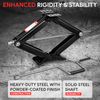4Pcs Black 5000lb RV Trailer Stabilizer Leveling Scissor Jacks w/ Crank Handle