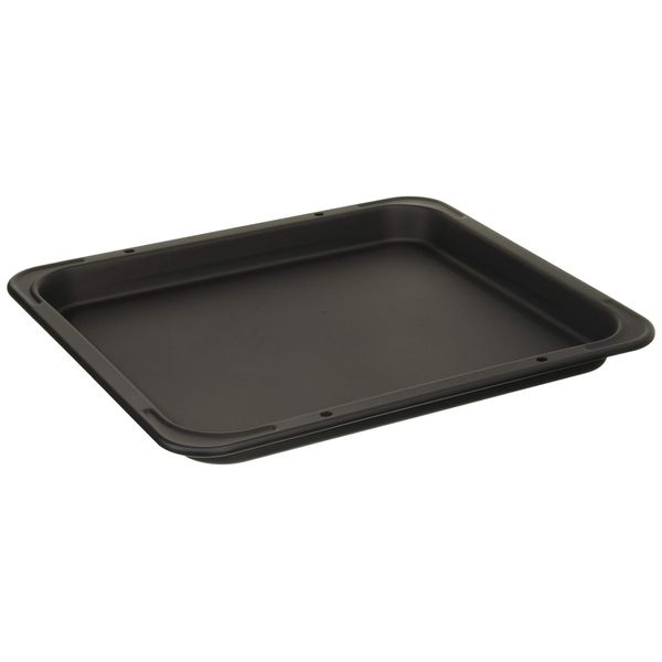 Tiger Crown Tabletop, Black, 9.8 x 11.4 x 0.9 inches (250 x 290 x 23 mm), Black Oven Plate, Steel, Silicone Painting, Heat Resistant to 682°F (250°C), 5100