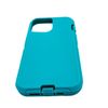 Replacement Rubber Outer Skin Compatible with iPhone 12 and iPhone 12 Pro Otterbox Defender Series Case (Turquoise)