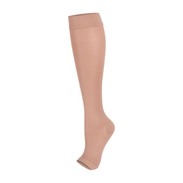 Credalast Comfort Class 1 Below Knee: Beige, Medium, Open Toe