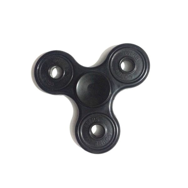 Bestidy Tri Fidget Spinner Toy Stress Reducer, Black