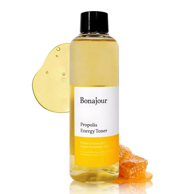 BONAJOUR] Propolis Natural Facial Moisturizing Energy Toner - Strengthening skin barrier & Soothing for acne and sensitive skin