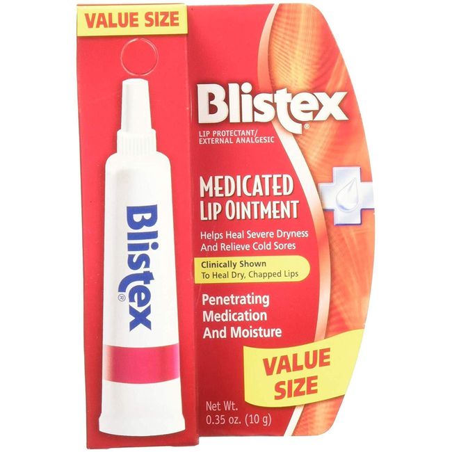 5 Pack Blistex Medicated Ointment .35 Ounce Tube