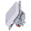 Gira 445403 Schuko Socket with Hinged Lid System 55 Pure White Glossy