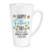 Personalised Happy Father's Day Script Stars 17oz Large Latte Mug Cup