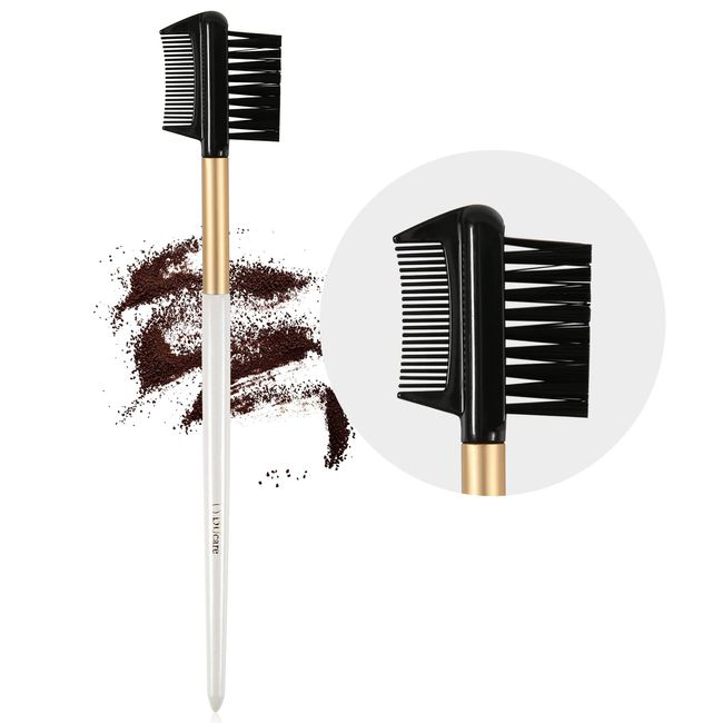 DUcare X1-13 Eyebrow Brush & Comb, Eyebrow Brush, Eyebrow Comb, Eyebrow Comb, Makeup Brush, Comb, Makeup Brush, Eyebrow Brush, Eyebrow Compact, Portable, Moderate Elasticity, Care, Eyebrow Cut,