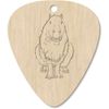 7 x 'Sitting Capybara' Guitar Picks/Pendants (GP00022932)