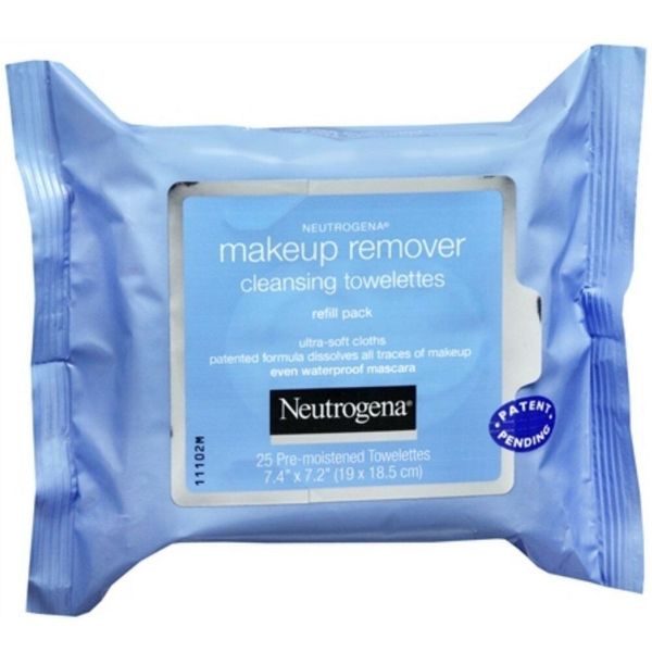 Neutrogena MakeUp Remover Cloths 25 ct Refill /