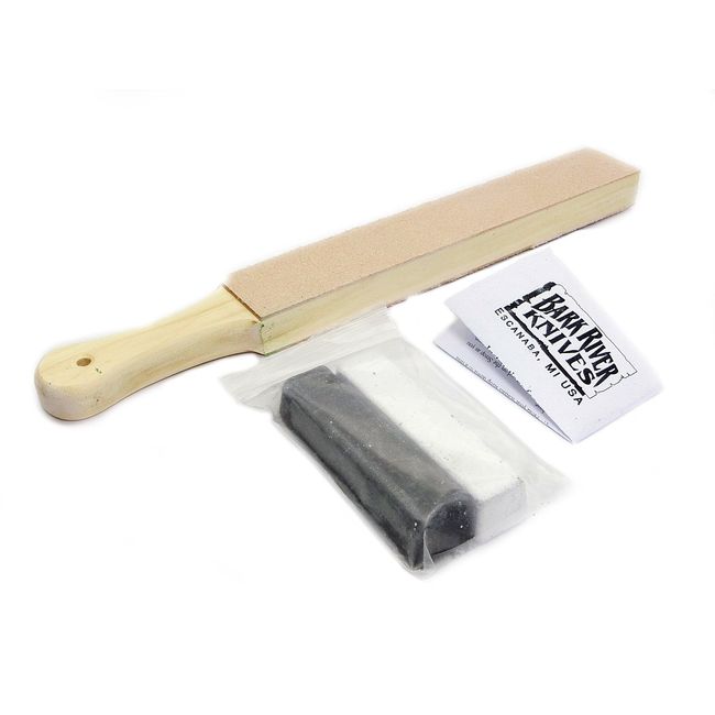 DLT Leather Grinding Double Side Paddle Drop XL Bar River White Black Compound Set in Original Box