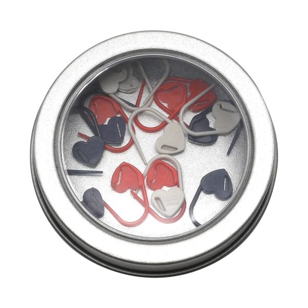 Tulip AC-087 Heart Step Marker Set (Small) Navy White Orange