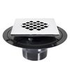 Goof Proof Shower SCB/Drain, 4” Square Shower Drain
