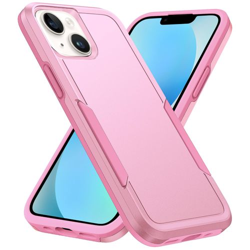 Hsefo Designed for iPhone 13 Case, Heavy Duty Protection Shockproof Dropproof Dustproof Anti-Scratch Phone Case Cover for iPhone 13 - Pink