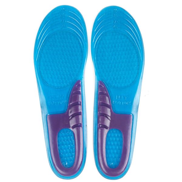 TRIXES Medium Gel Insoles for Comfort and Shock Absorption Sports & Walking Support with Extra Arch Support