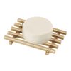 iDesign Saver Kitchen and Bathroom Bar Holder-Soft Brass Soap Dish