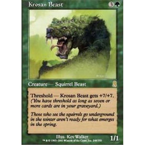 Magic The Gathering - Krosan Beast - Odyssey