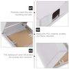 2 Pack Secure Socket Cover Box for Baby Safety and Home Security - Electrical Outlet & Plug Protector (White + Transparent)