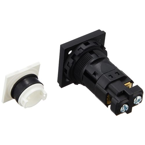 IDEC HW Series HW2P-1Q4A Pilot Light, φ0.9 inches (22 mm), Square Shape, Named Type, LED Illumination, AC/DC 24V