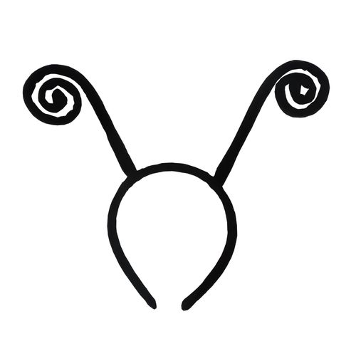 Liatunou Butterfly Antenna Headband Moth Headband Bug Antenna Headband Accessories for Halloween Christmas Party (Black)